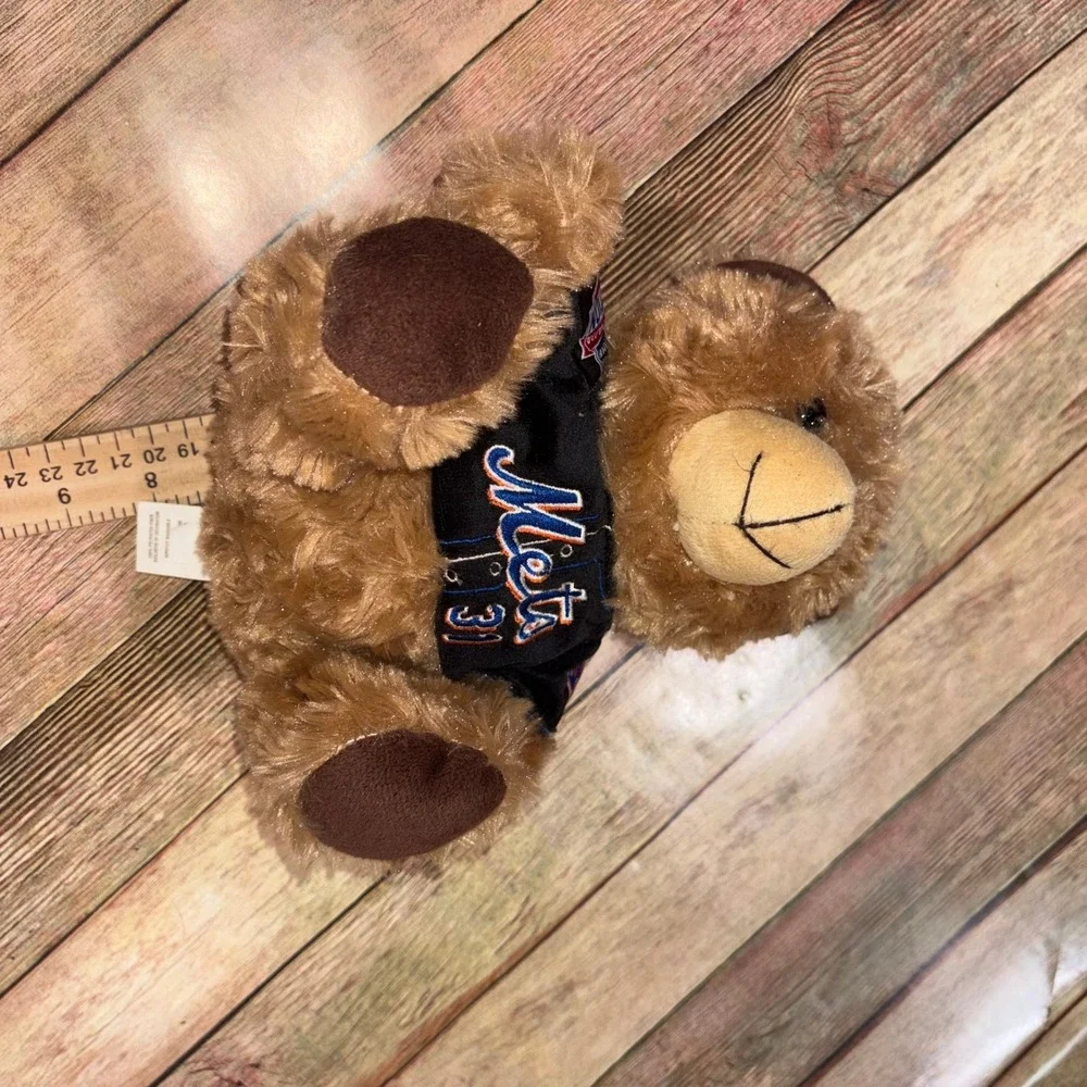 Mike Piazza HOF 2016 Plush Bear NY Mets 8in Brown Forever Collectibles
